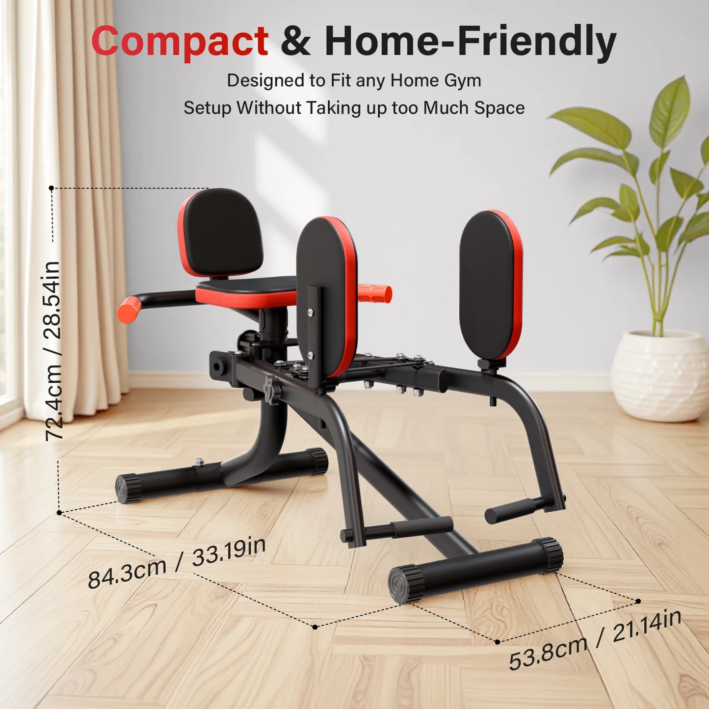 Foldable Dual Motion Hip Thigh Exercise Equipment Trainer