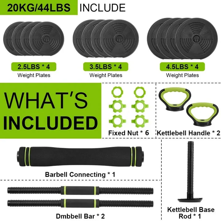 TWISTER.CK Adjustable Dumbbell Set For Home Gym Strength