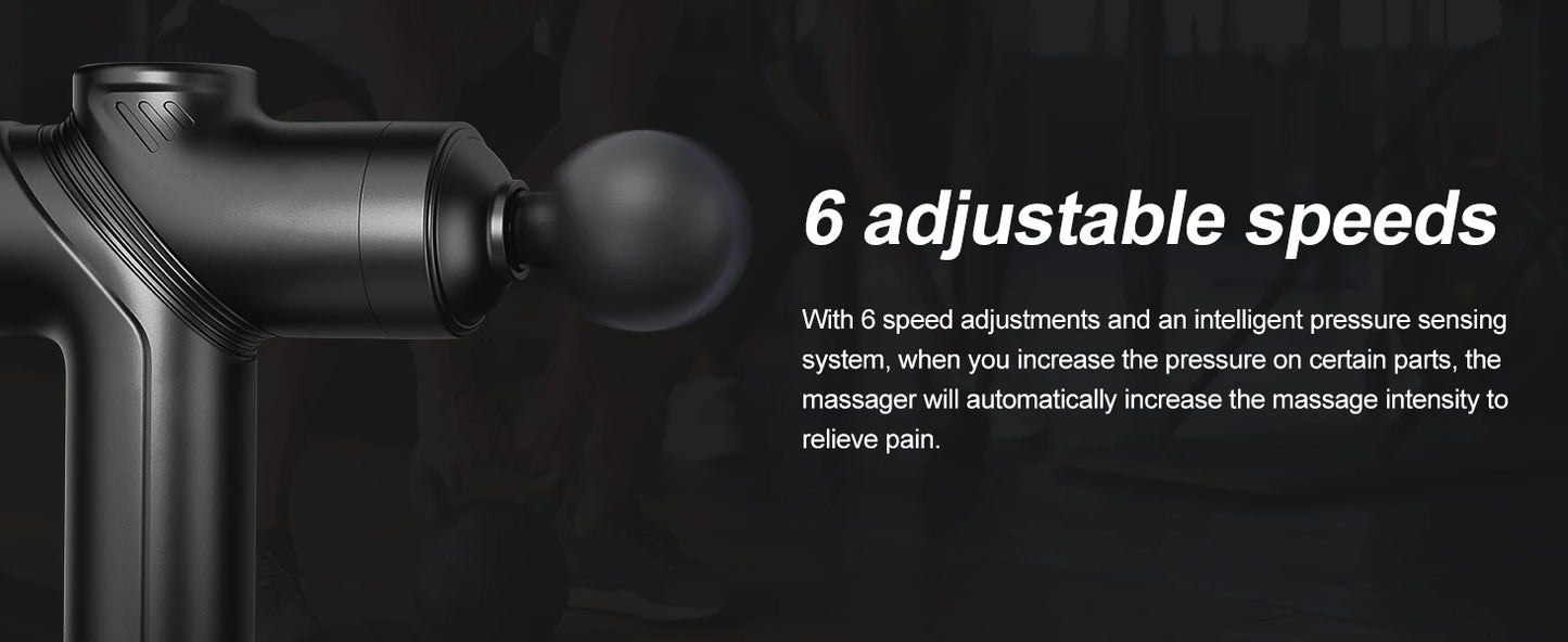 LEERCON Mini Muscle Massage Gun Deep Tissue With Four Heads