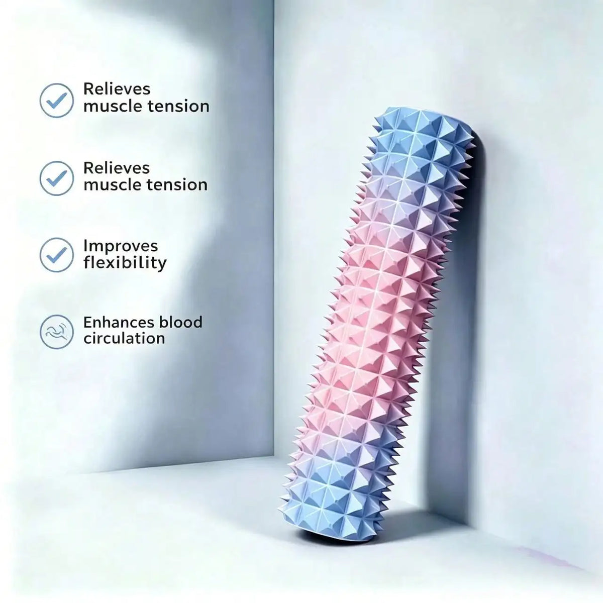Spiky Muscle Massage Roller For Deep Tissue Relief And Recovery