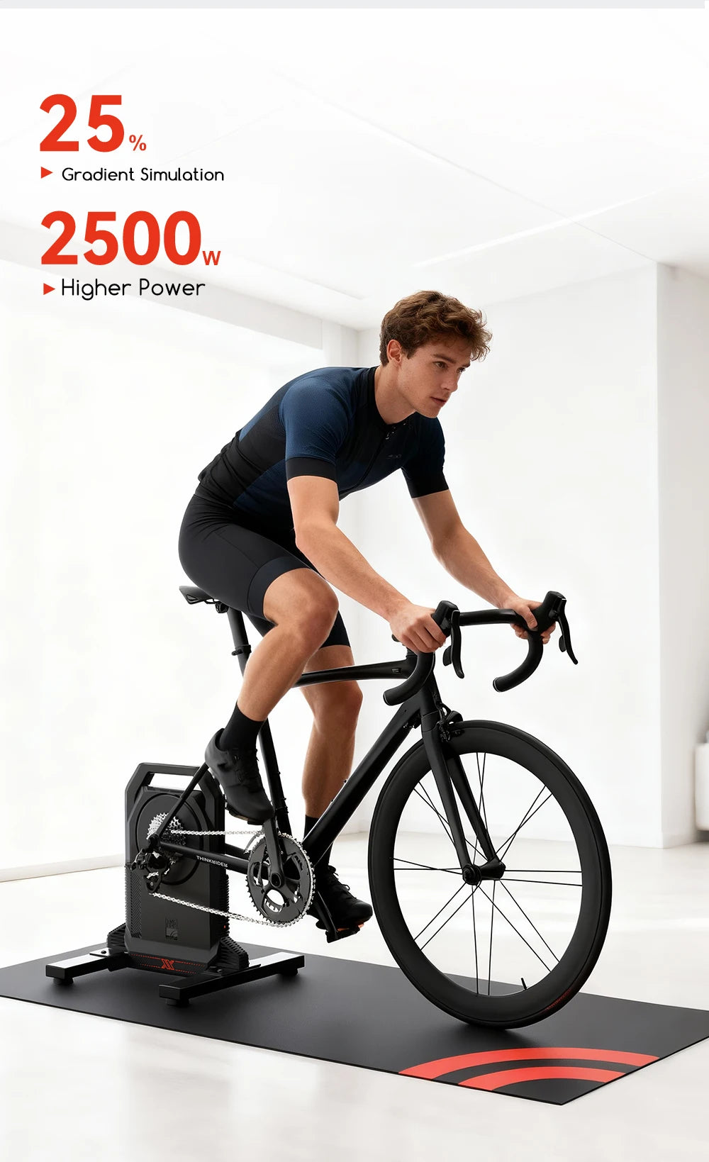 ThinkRider XXPRO Direct Drive Smart Bike Trainer 2500W Indoor