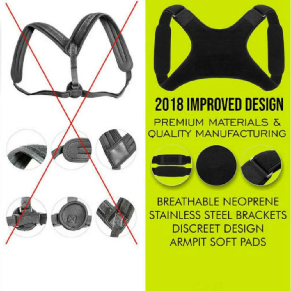 DEDOMON Posture Corrector Back Support Belt for Spine Pain