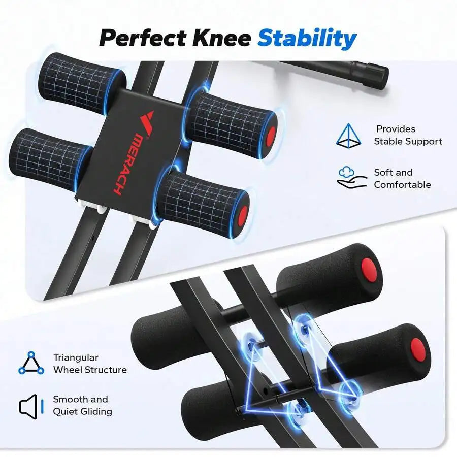 Ergonomic Adjustable Ab Trainer Machine For Home Gym Full Body Workout