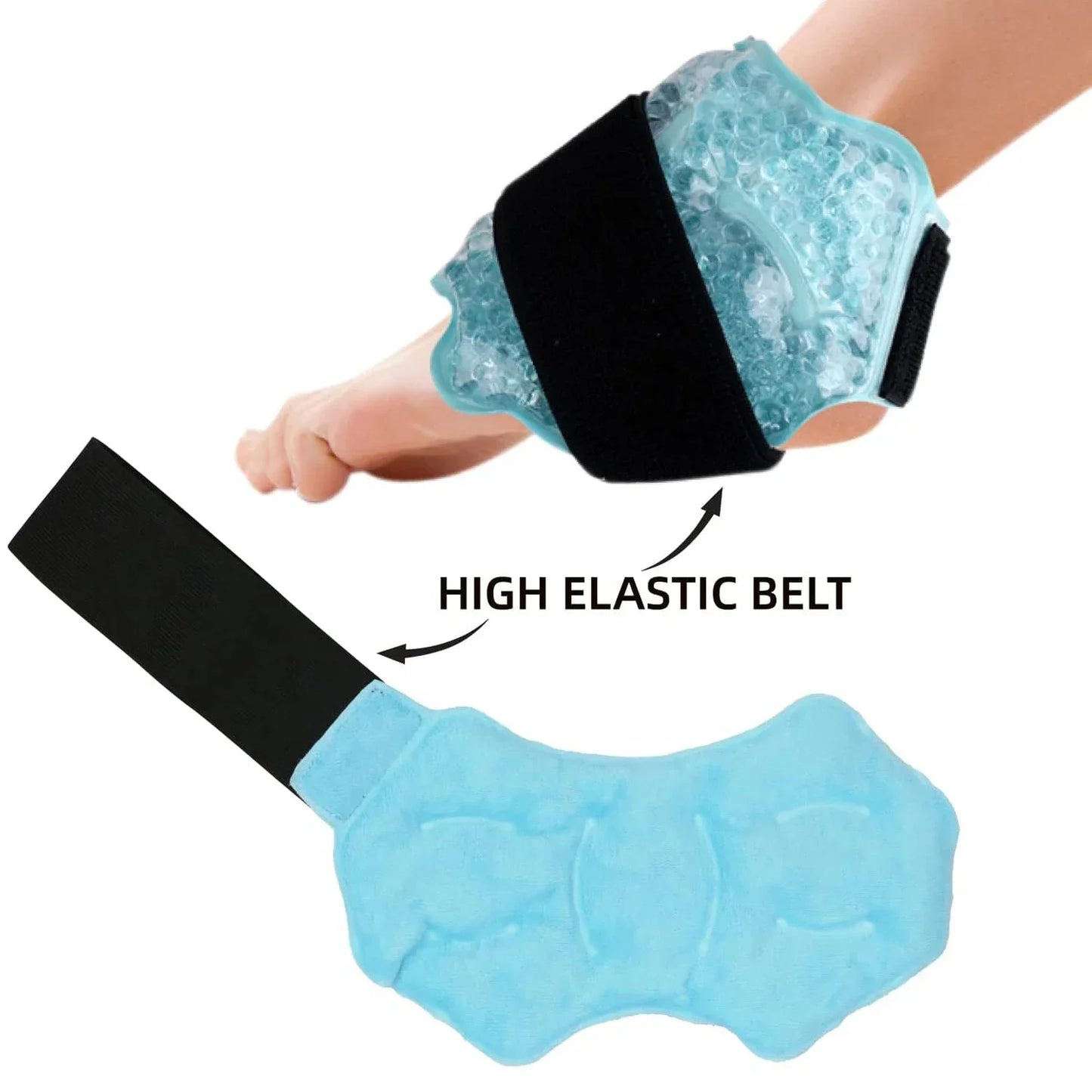Effect Ankle IceTherapy GelBead Wrap For Postoperative Recovery PainRelief Support
