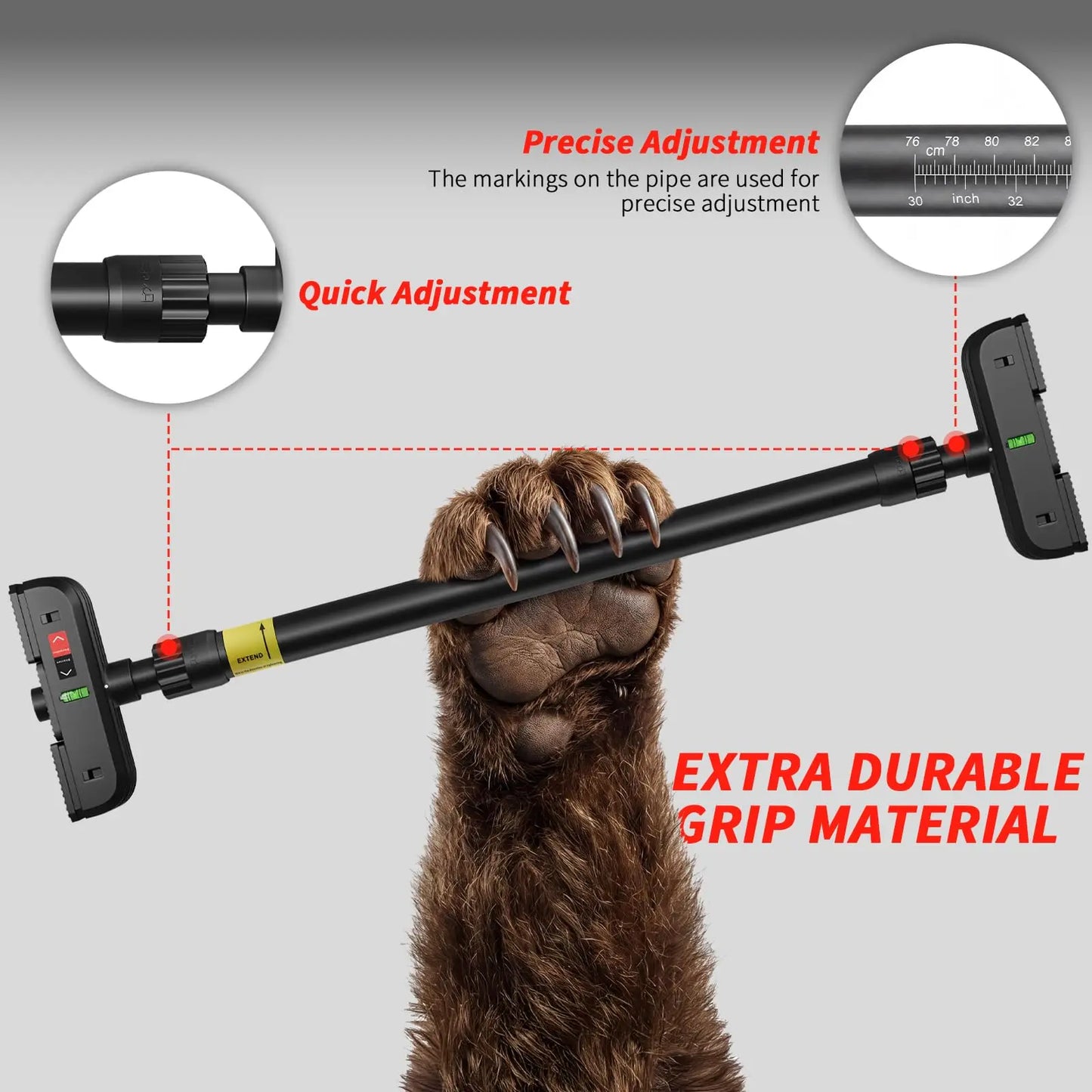 Adjustable Pull Up Bar For Doorway With No Screws