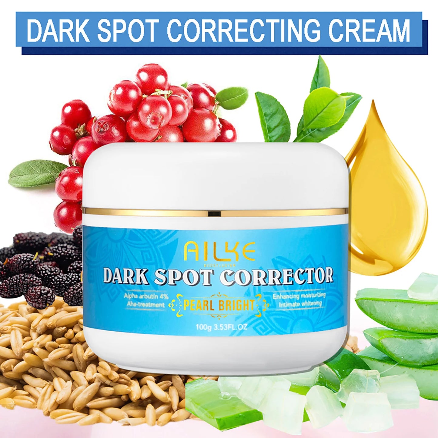 AILKE NaturallyDerived Multivitamin WhiteningLotion Kit For Advanced Facial Skin Care