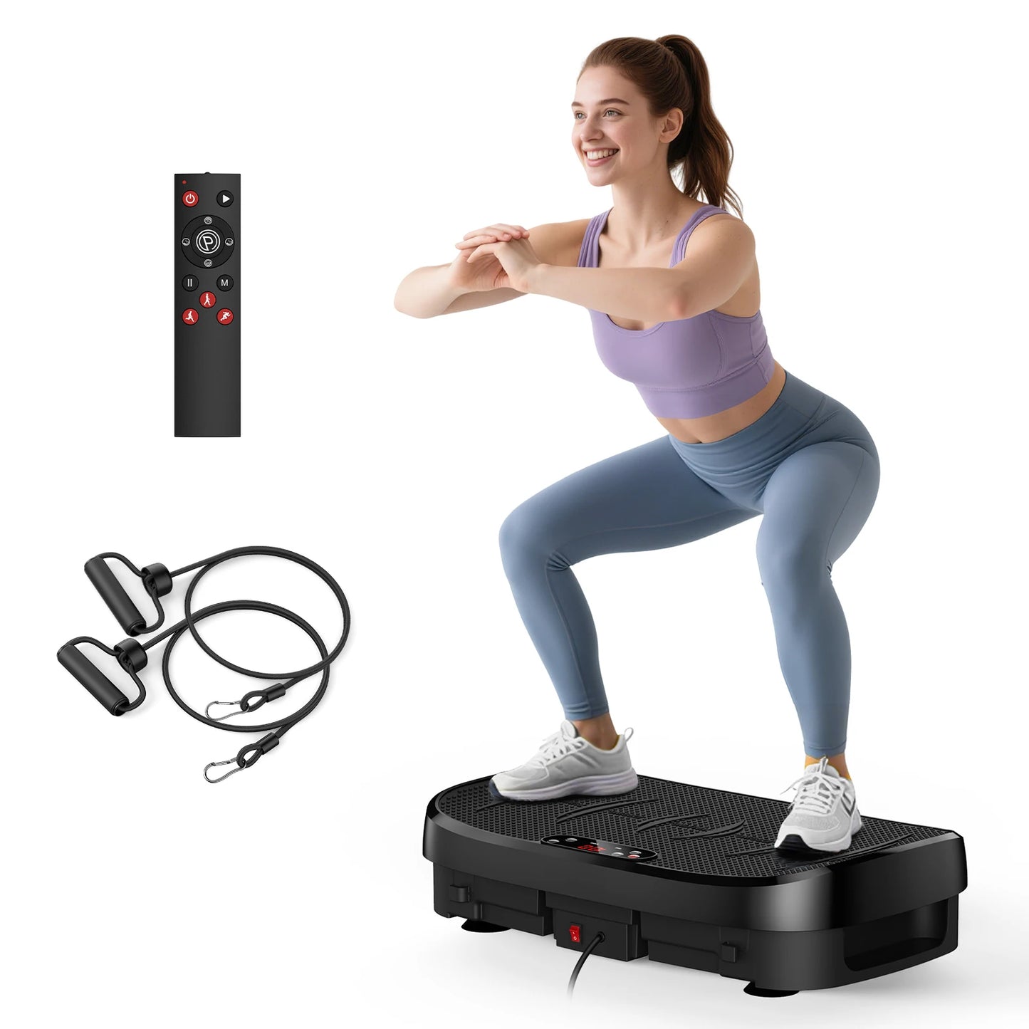 HTM Vibration Plate Whole Body Fitness Platform For Home Use