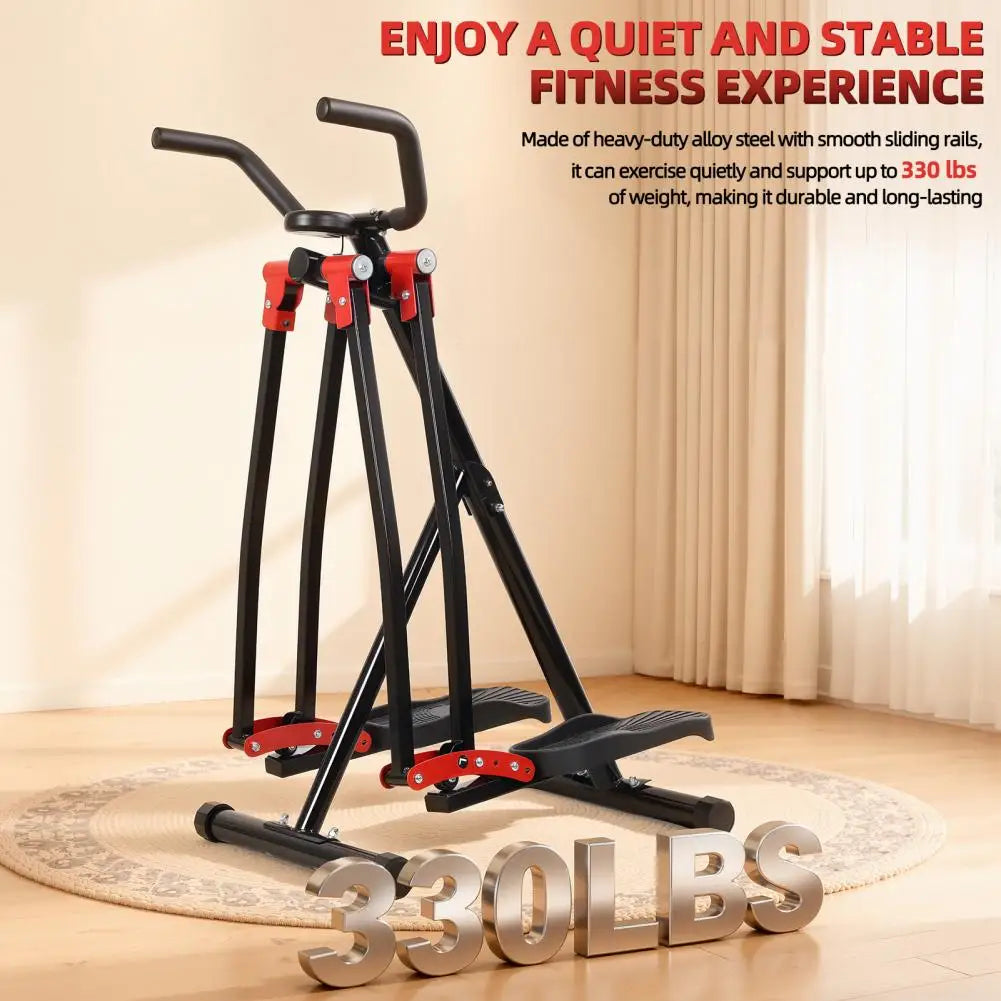 Foldable Elliptical Air Walker Cross Trainer With LCD Monitor