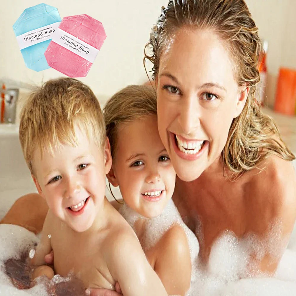 FlowWeek Hyaluronic Acid Diamond Antimicrobial Essential Oil Soap Hydration Moisturization