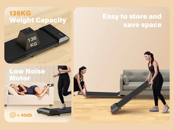 Superun Treadmill For Home 2.5HP LCD Bluetooth Heart Rate Monitoring