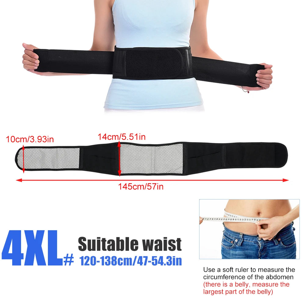 Hign-concerned Adjustable UniversalHeatedLumbarBrace With MagneticTherapy PainReliefPro