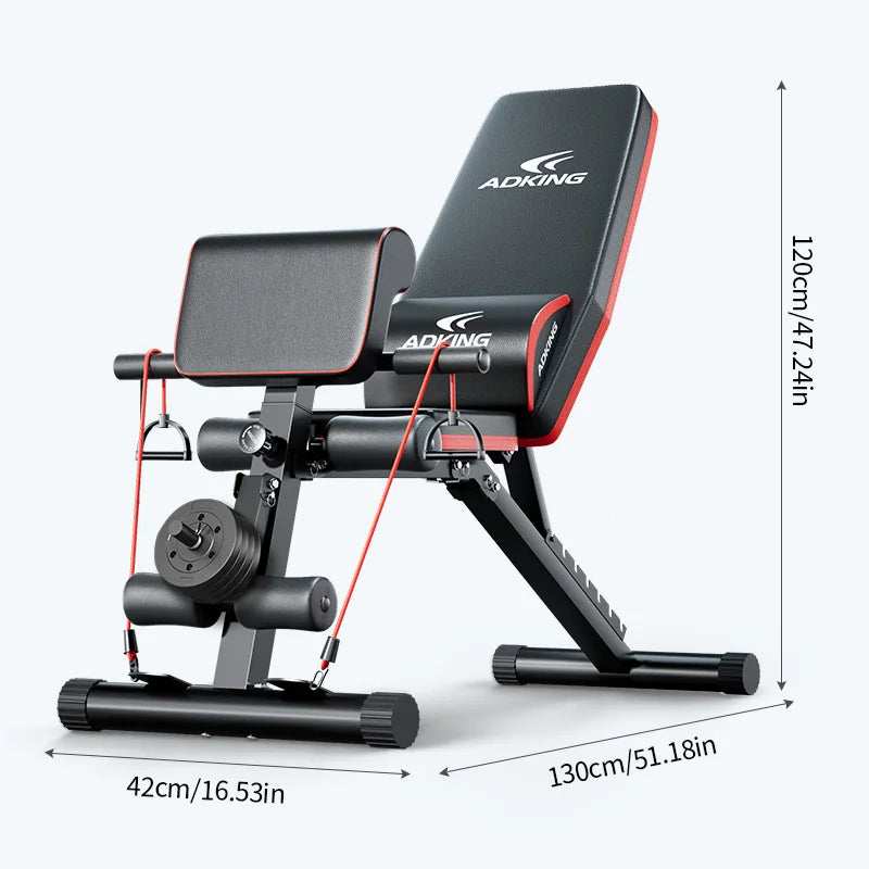 Adjustable Folding Fitness Bench 13-In-1 Home Gym Equipment
