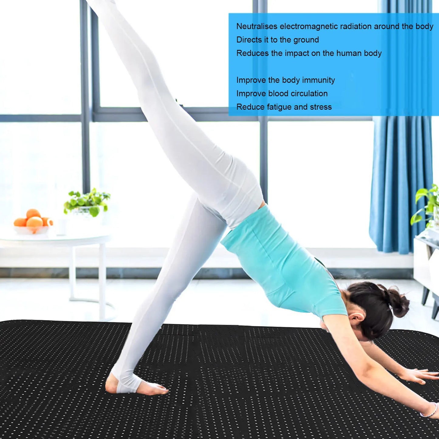 Hign-concerned Grounding Sheet Mat Sleep Anxiety Relief DigestiveFunction Support