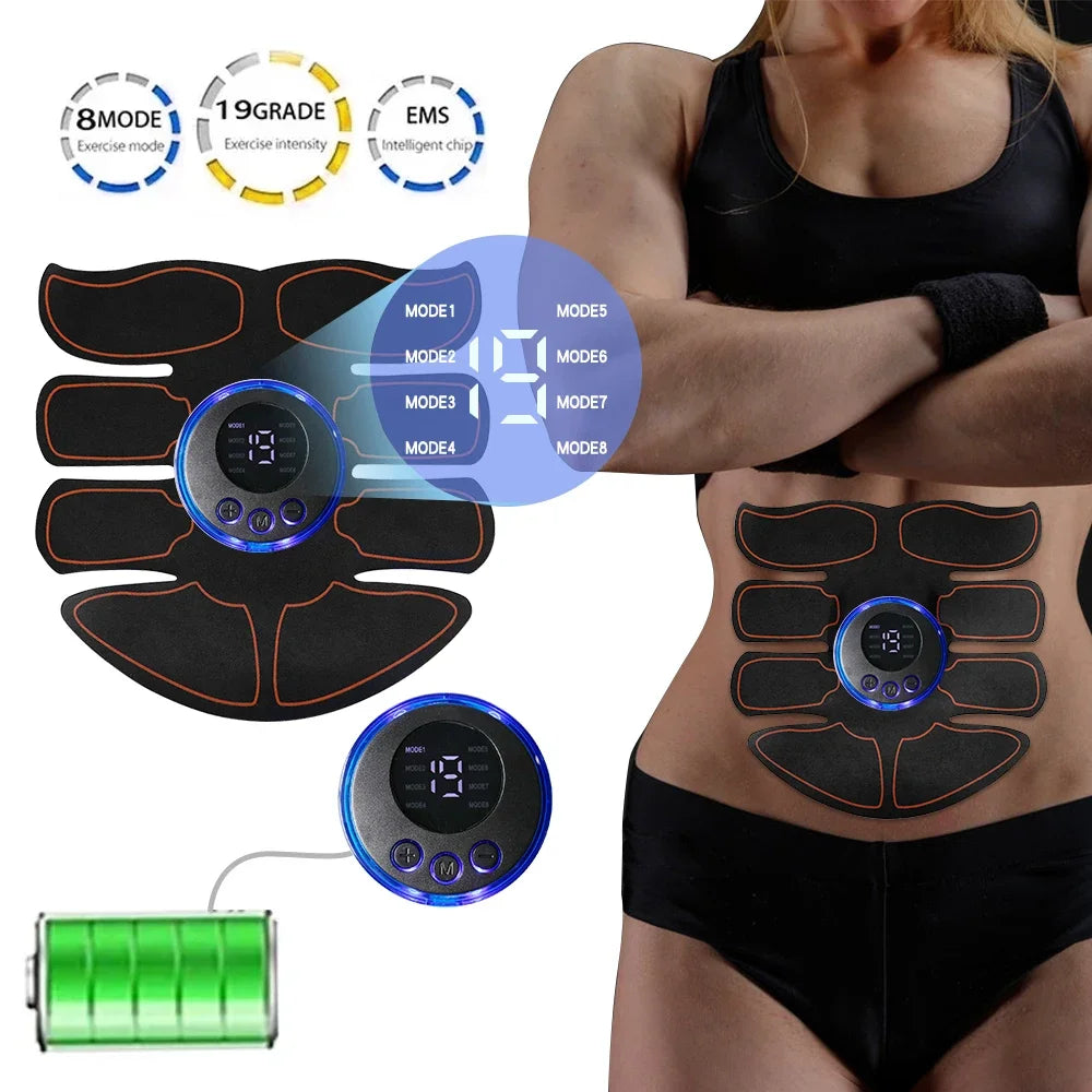 Raiuleko 8 Modes EMS Wireless Muscle Stimulator For Abs