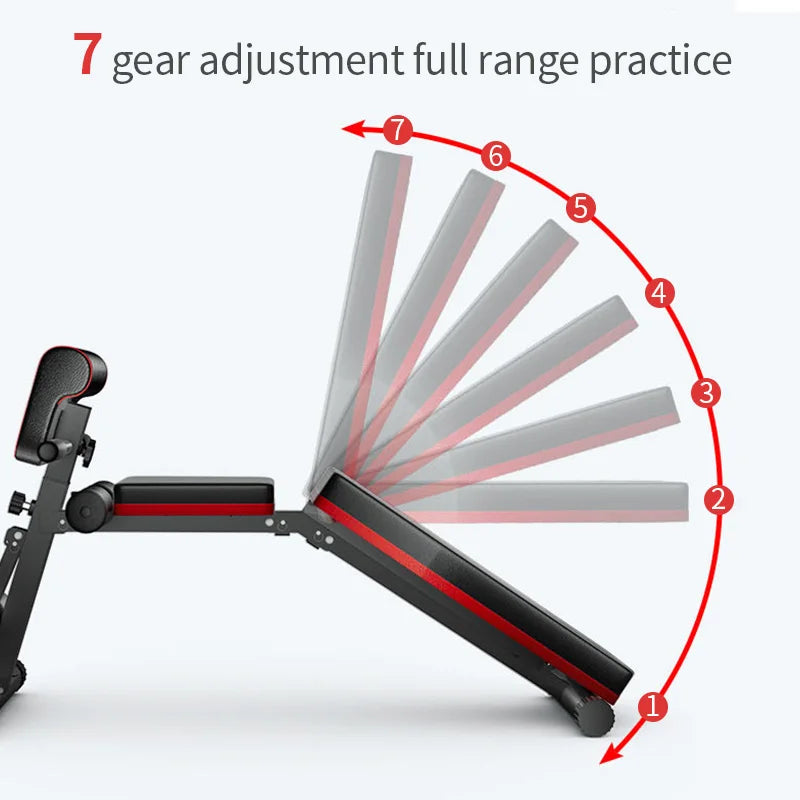 Adjustable Folding Fitness Bench 13-In-1 Home Gym Equipment