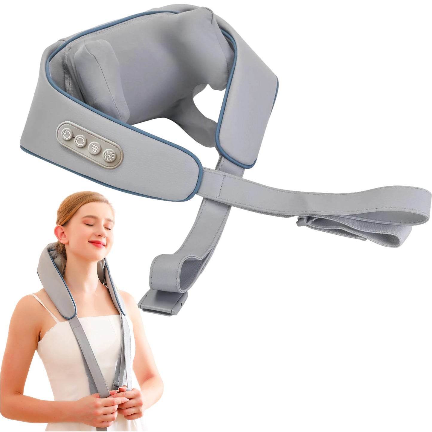 Heated Neck And Shoulder Massager With USB Charging
