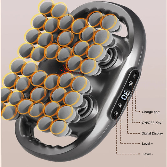 Deep Tissue 42 Nodes Electric Massage Roller With LCD Display