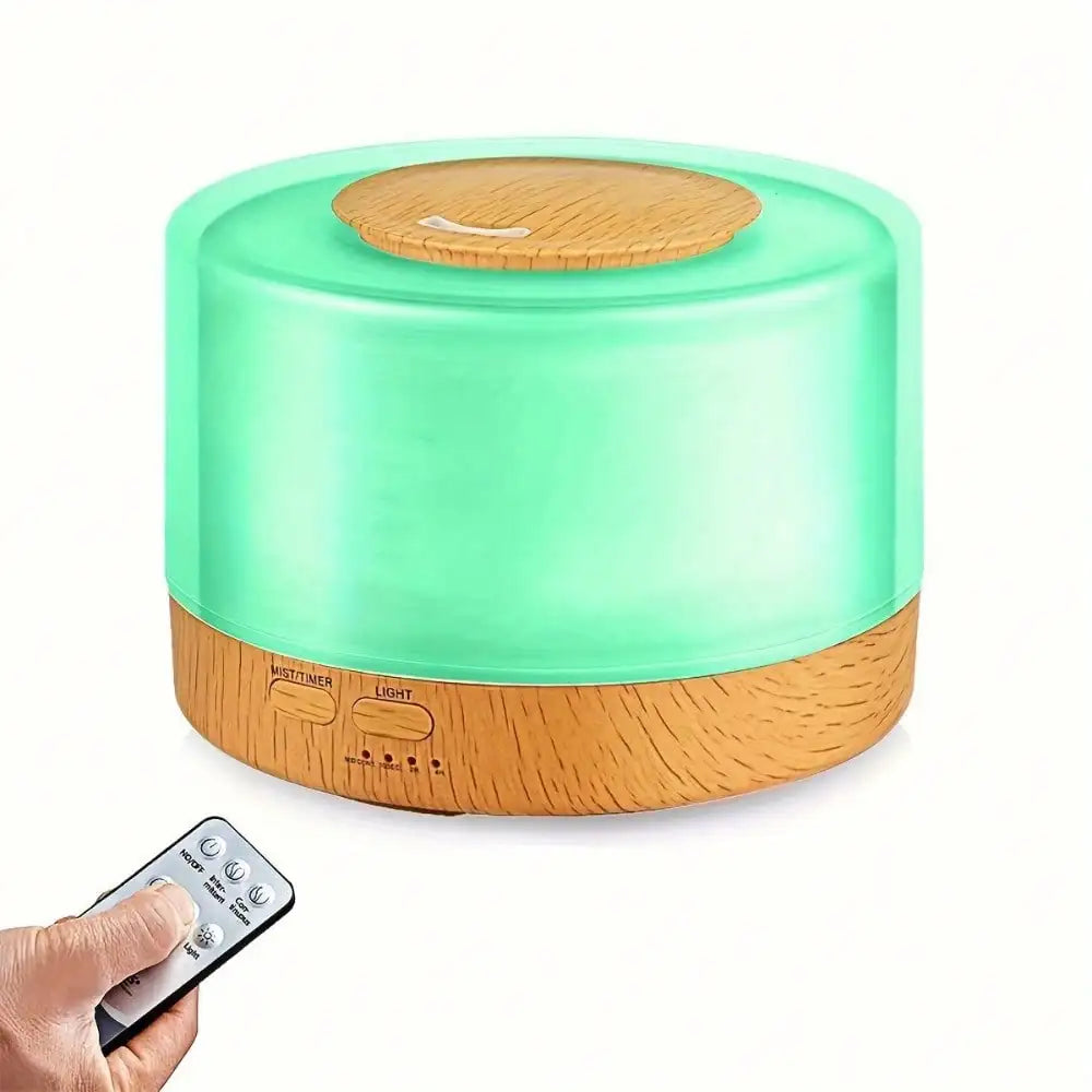 Send 6 Oils,500ML Aroma Diffuser, 7 Color LED Humidifier, Ultrasonic Quiet Operation, Large Rooms.sv25060602088831083