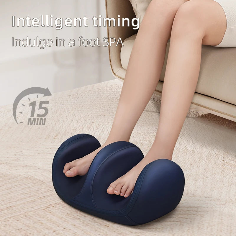 Leercon Extra Big Electric Foot Massager Hot Compress Shiatsu Kneading Leg Roller Kneading Calf Deep Relieve Fatigue Relaxation Muscle