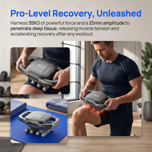 LAYQJUE Fascia Massage Gun Cordless Deep Muscle Relief For Gym