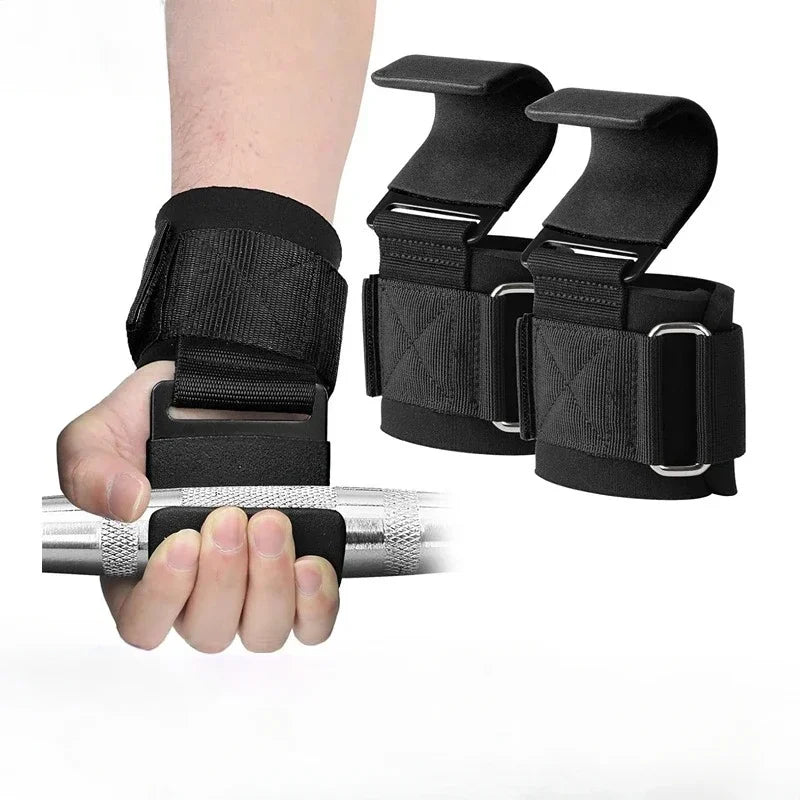 Non-Slip Weight Lifting Hook Straps For Deadlift And Pullups