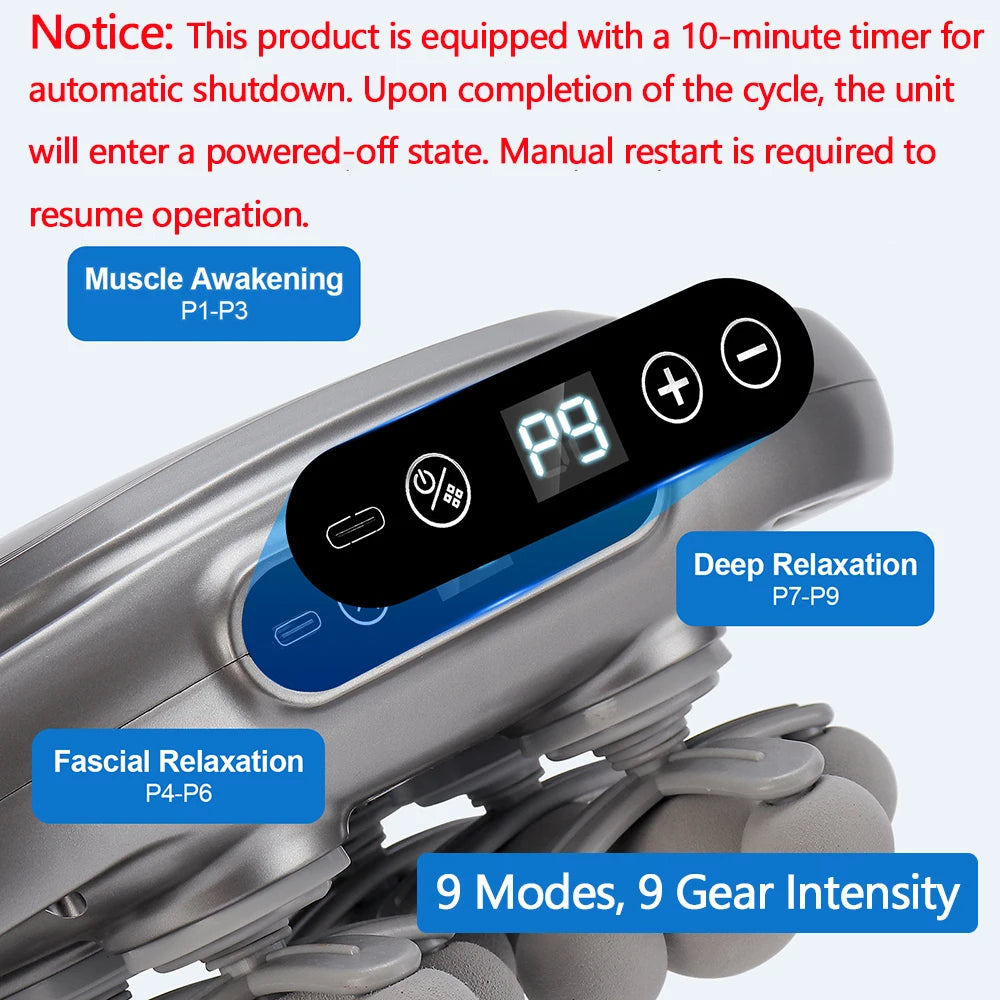 Foreverlily 22 Head Fascia Gun High Frequency Body Massager