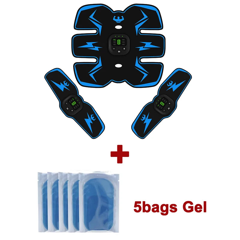 USB Rechargeable EMS Muscle Stimulator Full Body Massager Pain Relief
