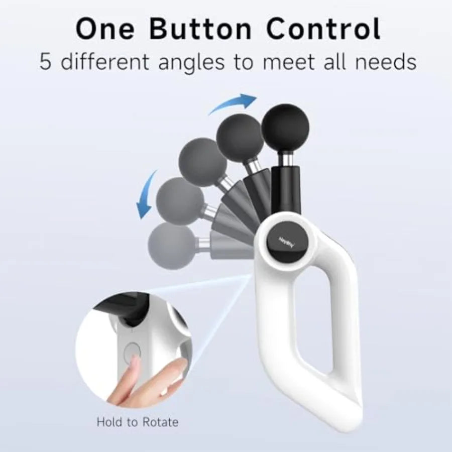 HEYCHY Premium Cordless Therapeutic Deep Tissue Massage Gun 12mm Amplitude