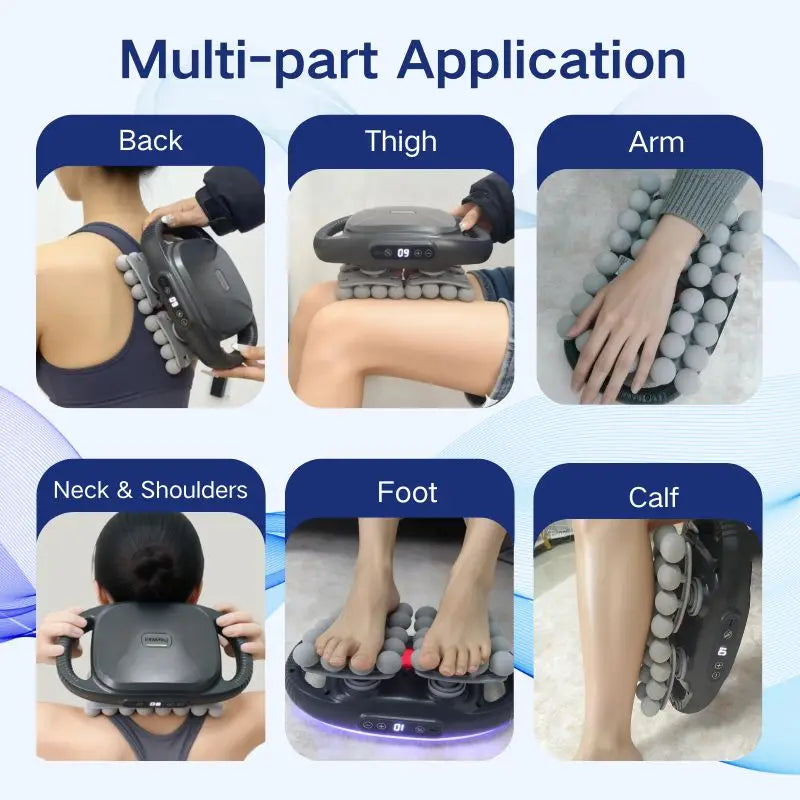 Deep Tissue Massager for Shoulder Neck Back Pain Relief