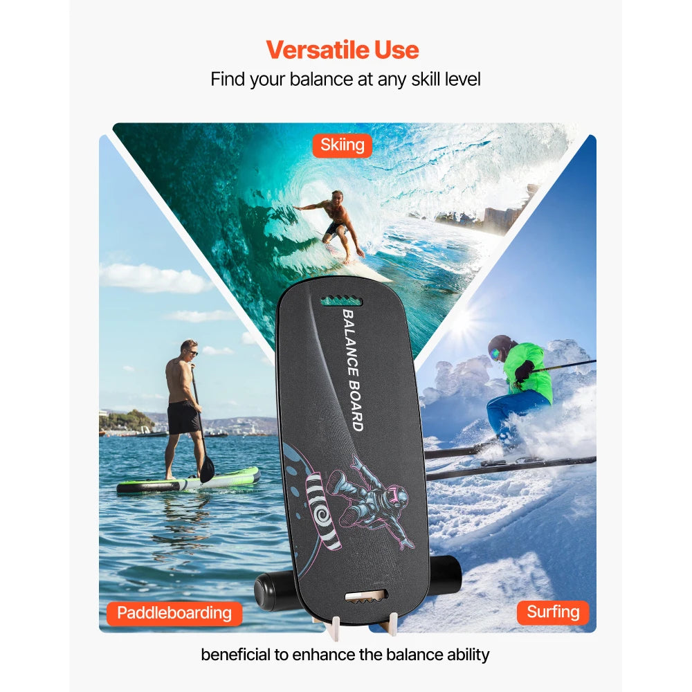 Ye Balance Board 2 In 1 Wobble Trainer With Roller