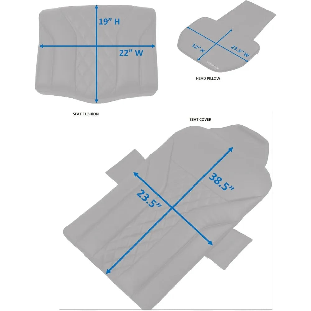 MKDK Ultra-Durable Ergonomic-Design Pedicure-Equipment Chair Cushion Cover Set NailCare