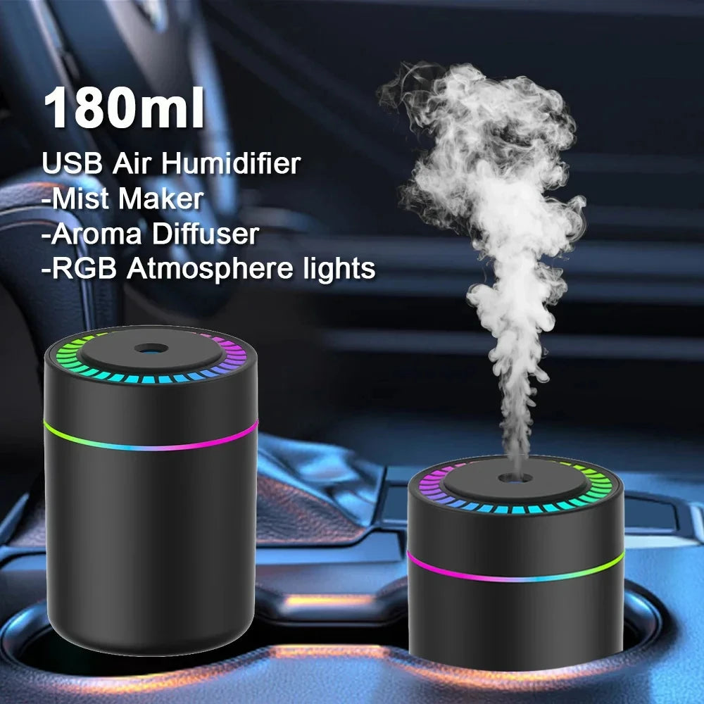 Mini USB Electric Air Humidifier Aroma Diffuser Car And Home