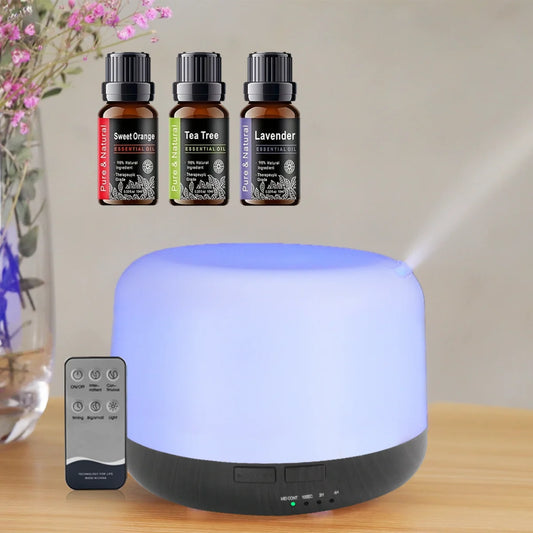 LISM Ultra Quiet Essential Oil Diffuser With Remote And LED