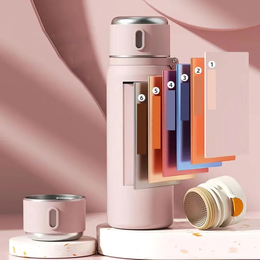 Hign-concerned Insulated Stainless Steel Vacuum Flask With Handle