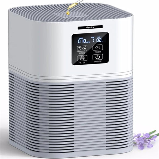 RecabLeght 2 In 1 Air Purifier With H13 Filter Auto Mode Aromatherapy Diffuser For Home Allergies Pets Odor