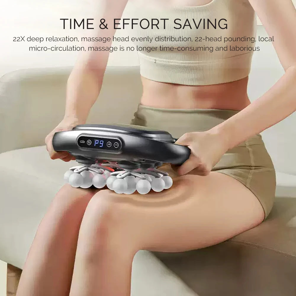 Foreverlily 22-Head Fascia Gun High Frequency Massage Gun