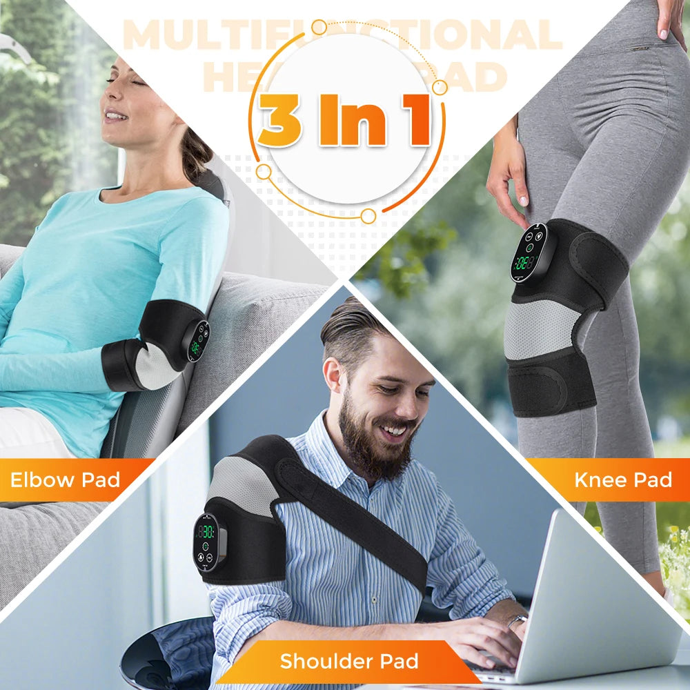 PASTSKY Thermoelectric KneeMassager Three In One UltraPortable Heated Massager Brace