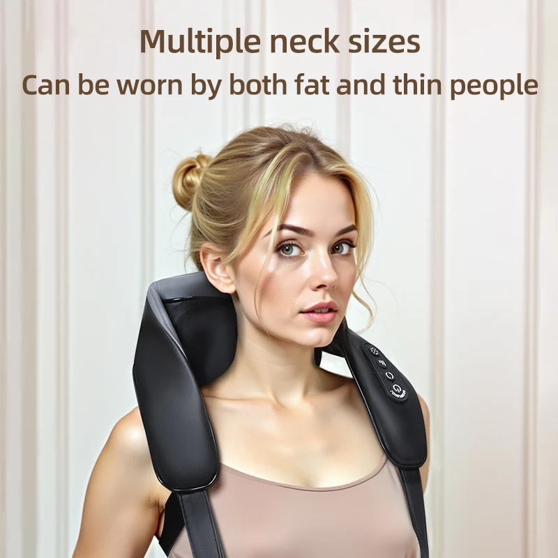 Leercon 4D Shiatsu Neck And Shoulder Massager With Heat