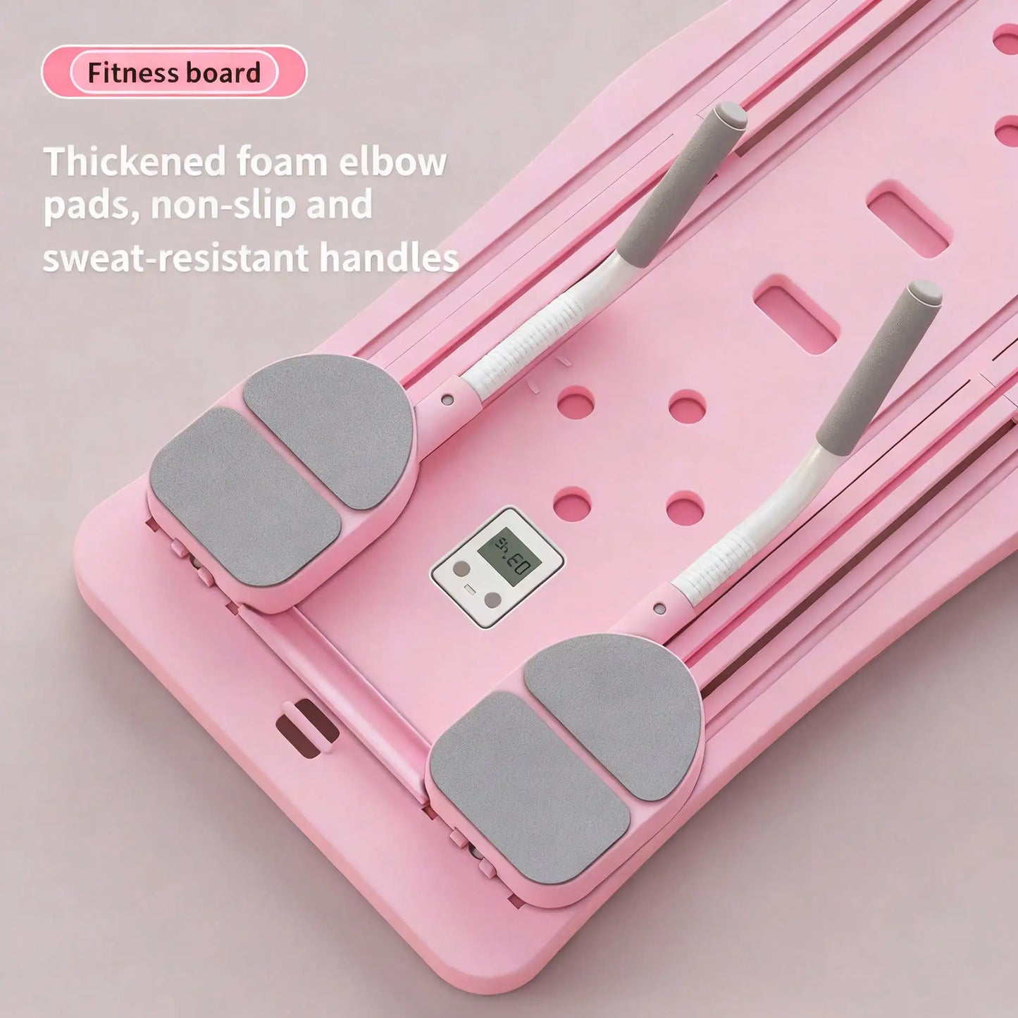 Pilates Sliding Board Foldable Core Trainer With Resistance Bands