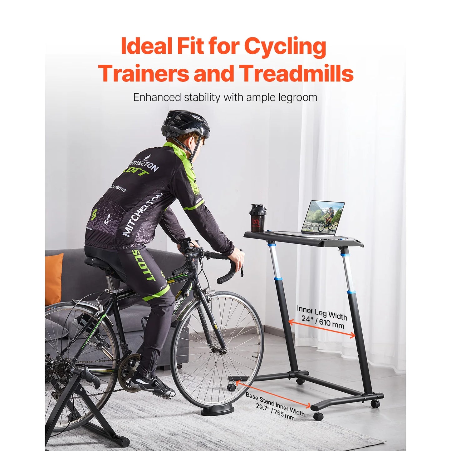 Cycling Desk Folding Fitness Station for Home Office