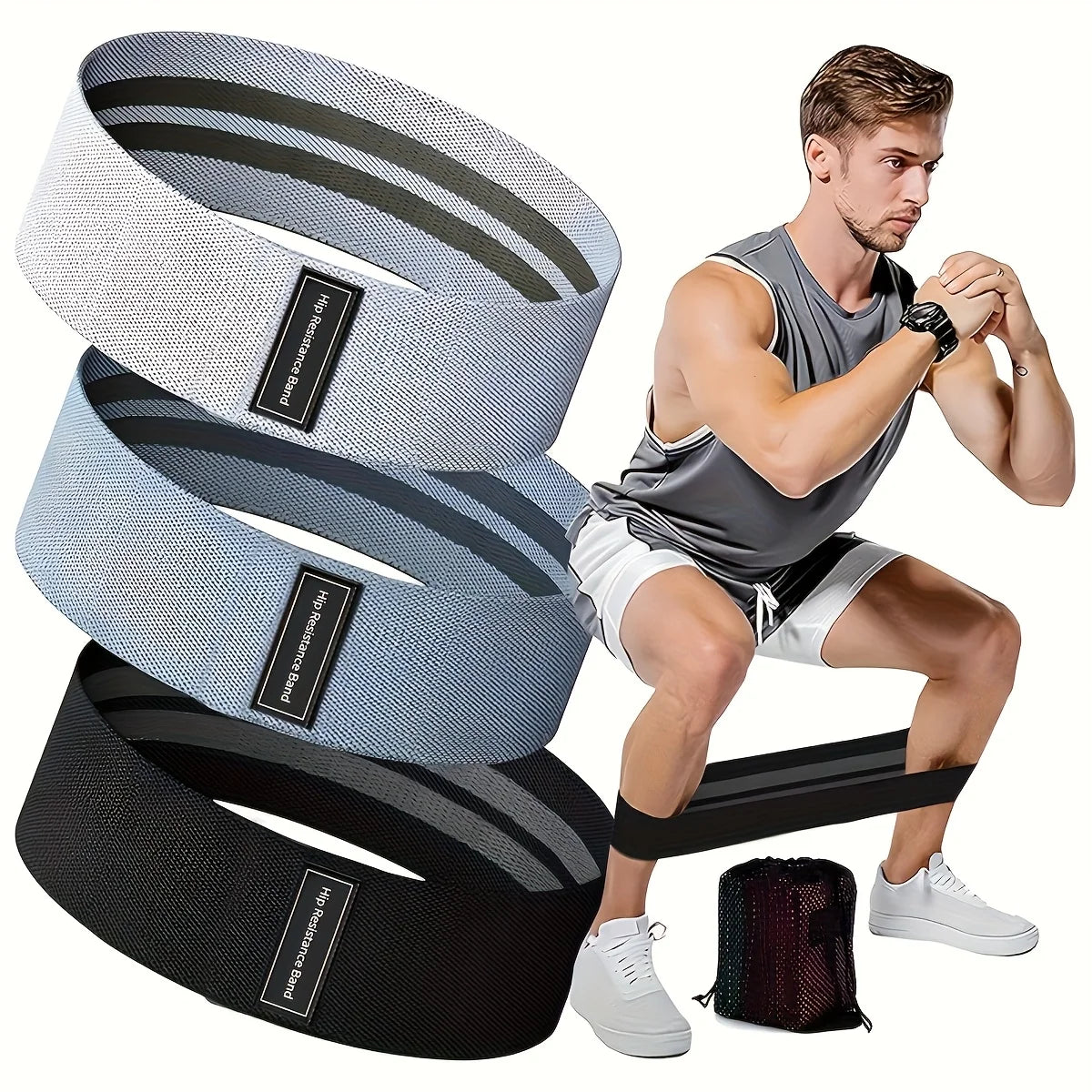 CN Anhui Hunan UltraResistanceBands For Squats And ComprehensiveFull-Body Fitness Elastic-Pro