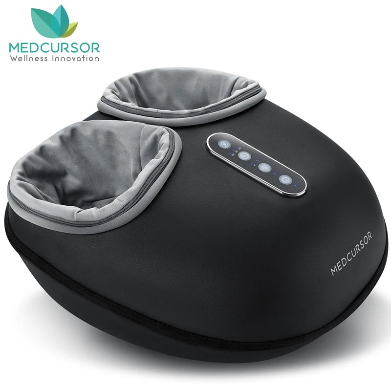 Medcursor Shiatsu Foot MassagerUnit With Thermal Heat Roller Comprehensive Relief