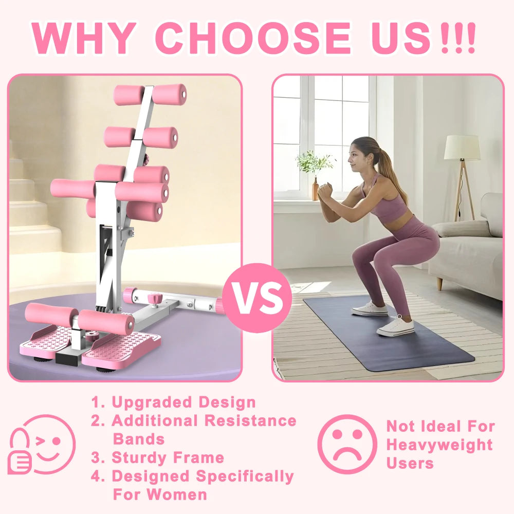 Deep Squat Machine For Home Glutes Trainer With Resistance Bands