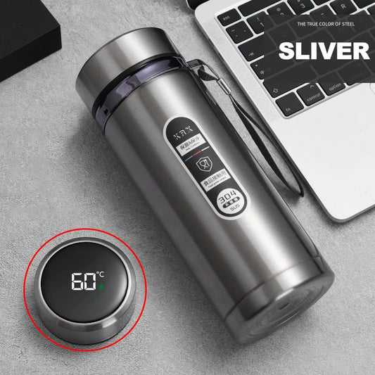 Drinkware Stainless Steel Thermos Bottle With LED Temperature Display