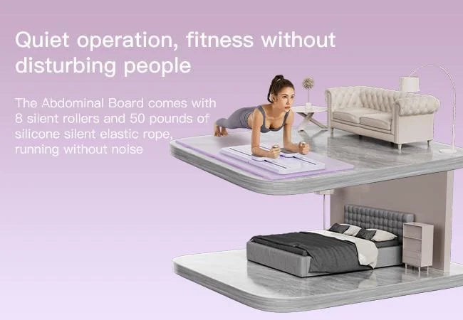 UMAY Multifunctional Pilates Board With Timer For Core Workouts