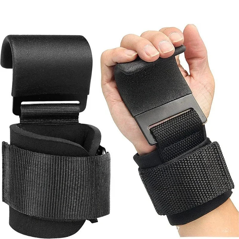 Non-Slip Weight Lifting Hook Straps For Deadlift And Pullups