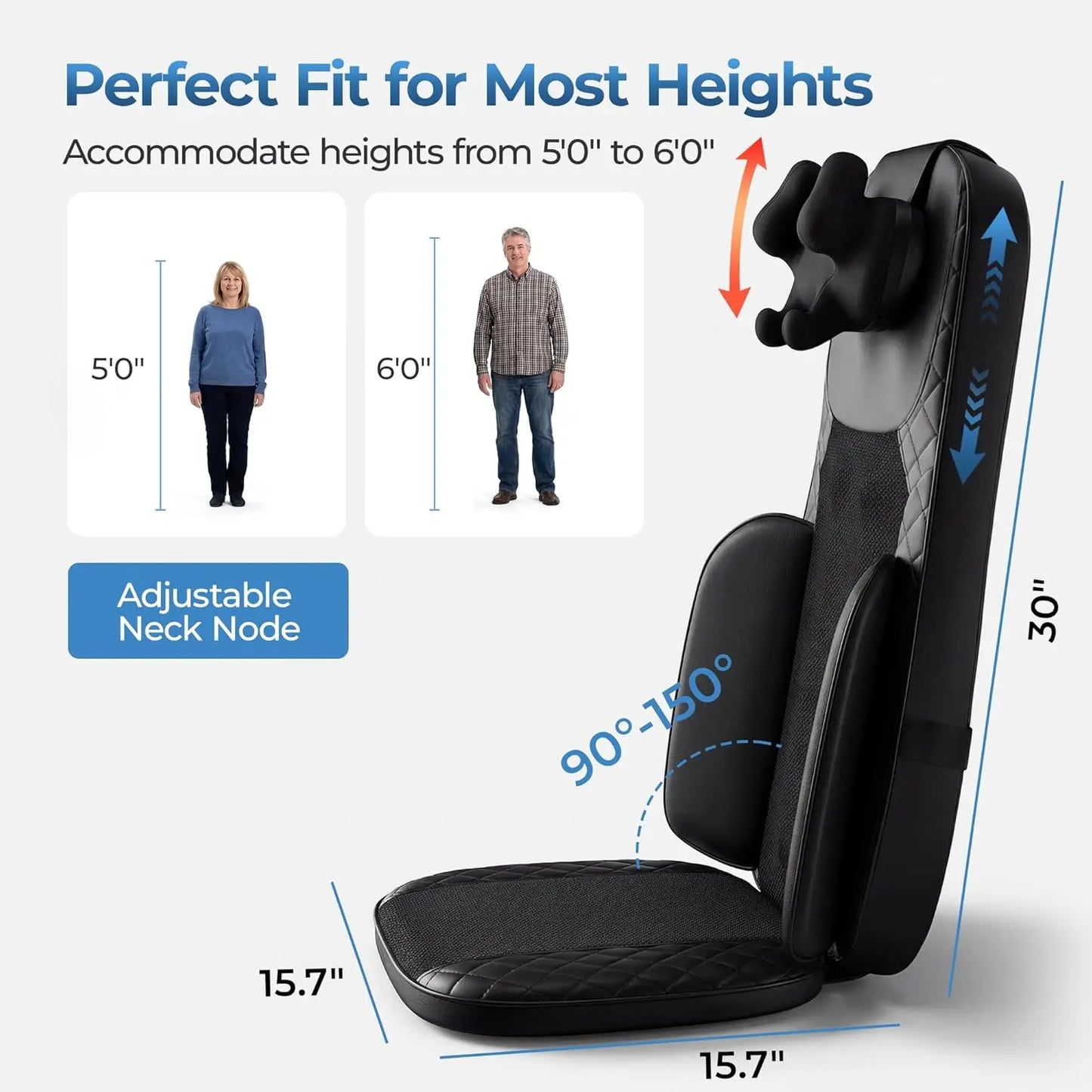 HIMOUTA Shiatsu Massage Cushion With Heat For Home Use